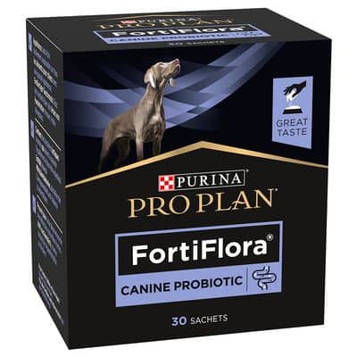 Purina probiotica voor honden. Houd de darmen gezond