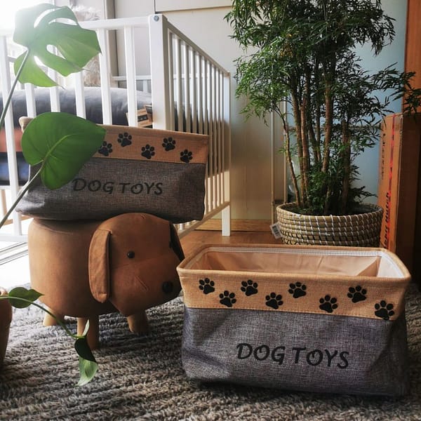 mand voor hondenspeelgoed dog toys
