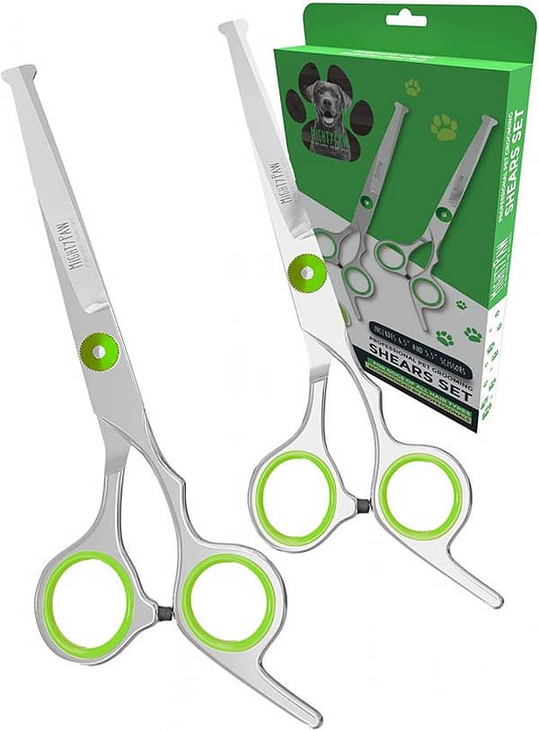 1Mighty pay scissors steel green hand